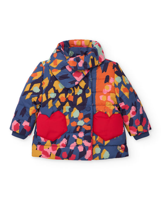 Tuc Tuc Navy Floral Coat