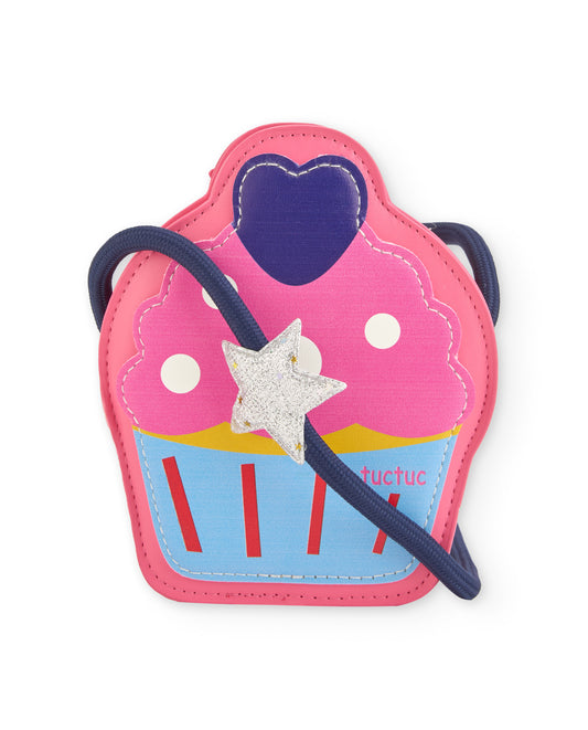 Tuc Tuc Pink Cupcake Crossbody Bag
