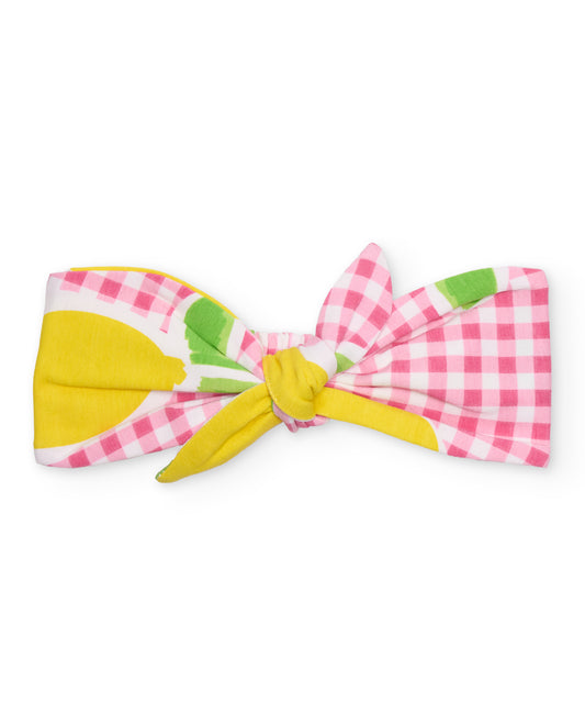 Tuc Tuc Lemon Check Headband