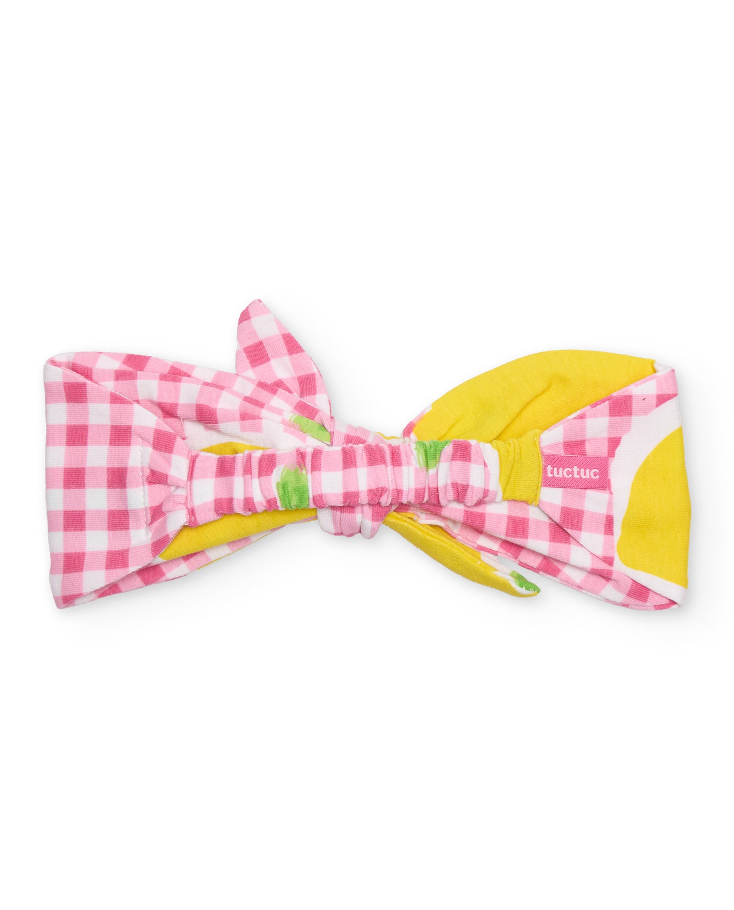 Tuc Tuc Lemon Check Headband