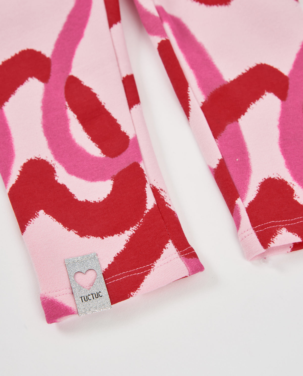 Tuc Tuc Pink Heart Sweater Legging Set