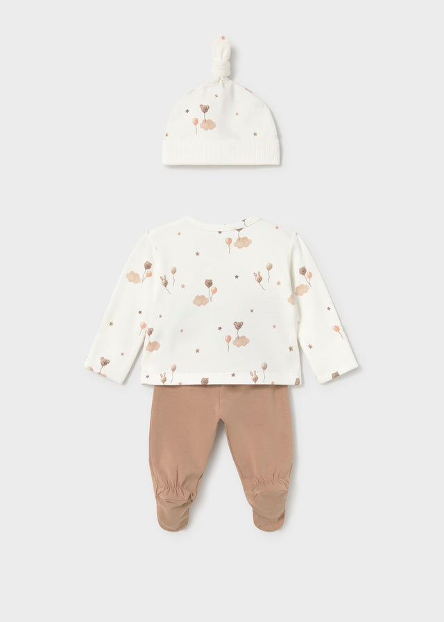 Mayoral Newborn Neutral Teddy 3pc Gift Set 2517
