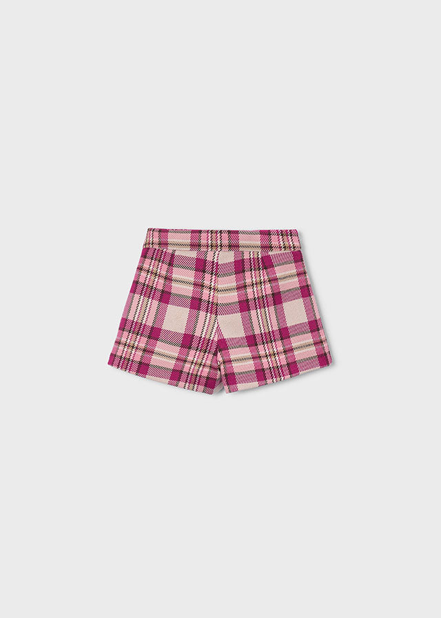 Mayoral Red Tartan Skort Set