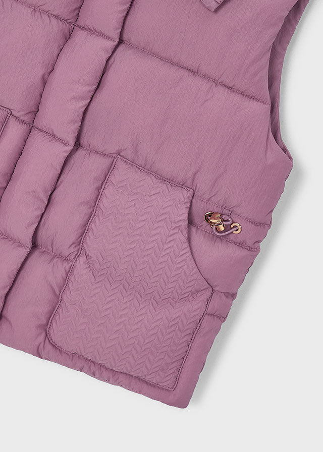 Mayoral Mauve Padded Gilet