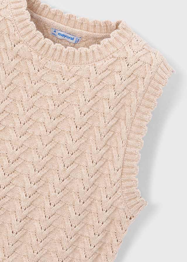 Mayoral Knitted Vest 3pc Legging Set