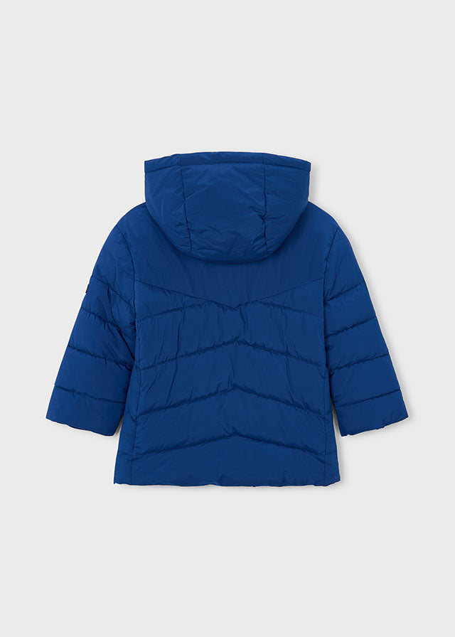 Mayoral Royal Blue Long Padded Coat