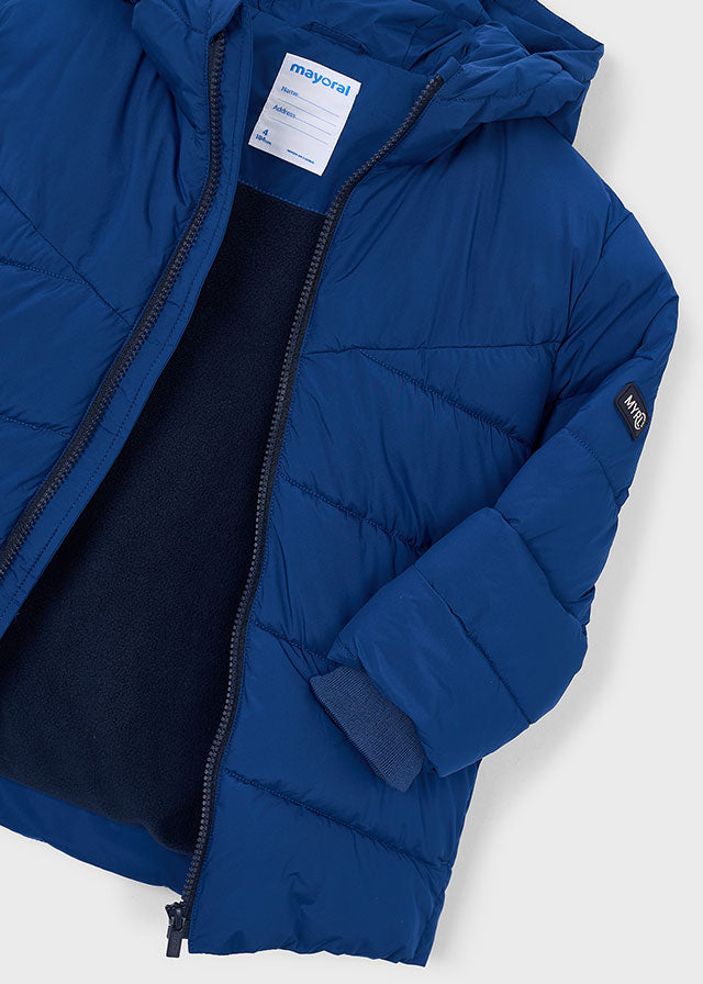 Mayoral Royal Blue Long Padded Coat