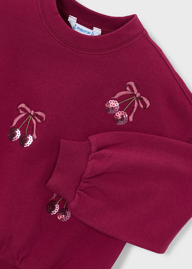 Mayoral Cherry Sweater Legging Set
