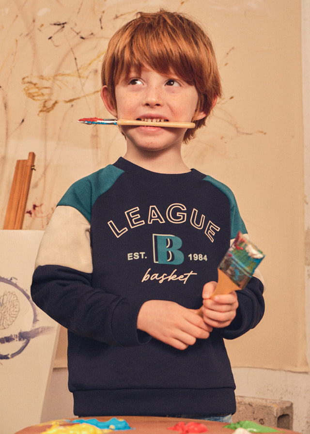 Mayoral Navy & Green League Tracksuit