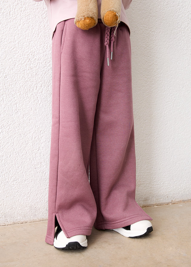 Mayoral Mauve Sequin Heart 3pc Tracksuit