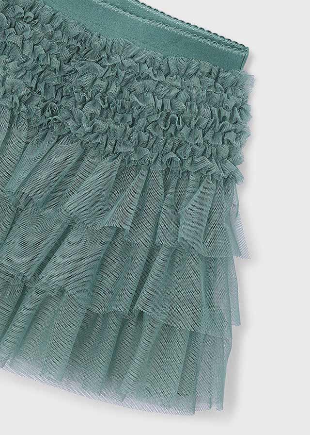 Mayoral Green Tulle Skirt Set