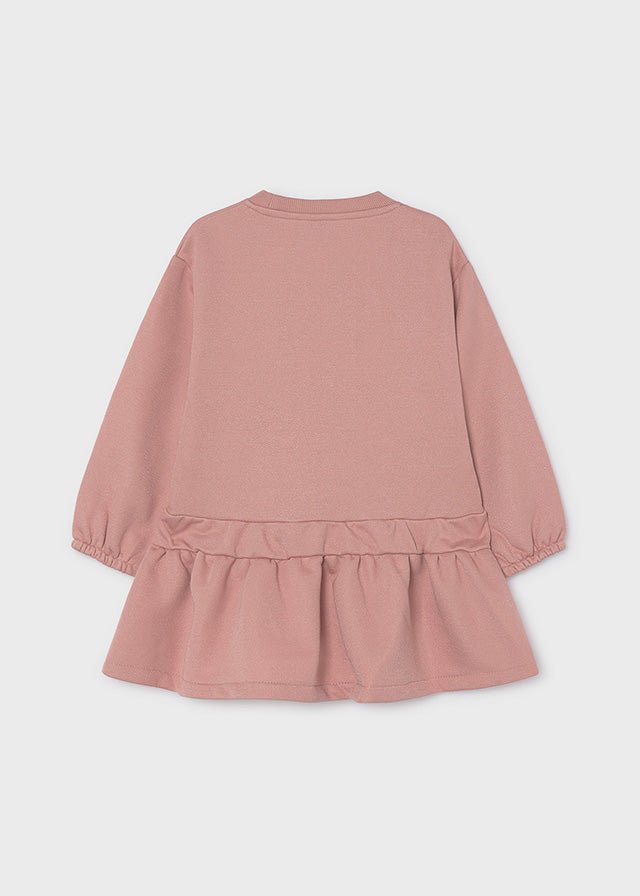 Mayoral Pink Heart Frill Dress