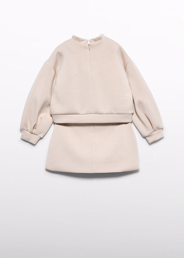 Abel & Lula Oat Pocket Skirt Set