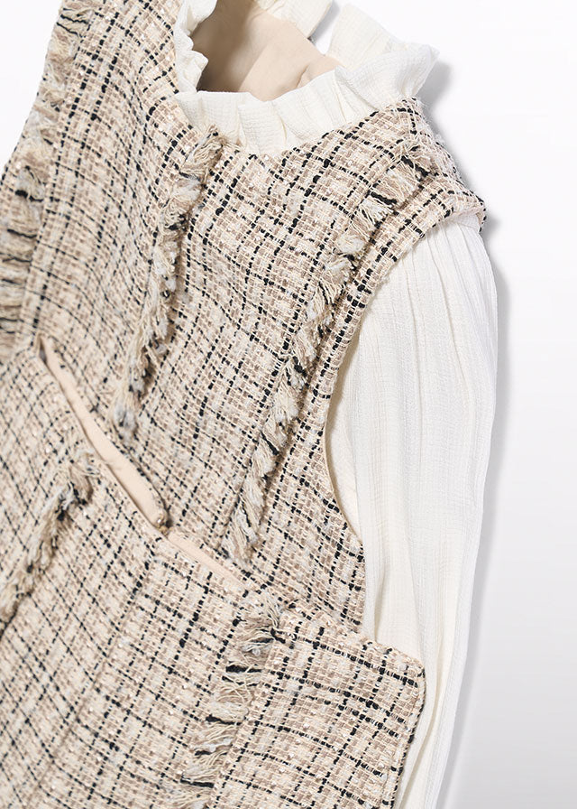Abel & Lula Beige Tweed Short Set
