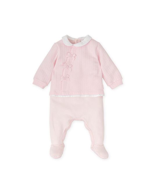 Tutto Piccolo Pink Cable Babygrow 2415