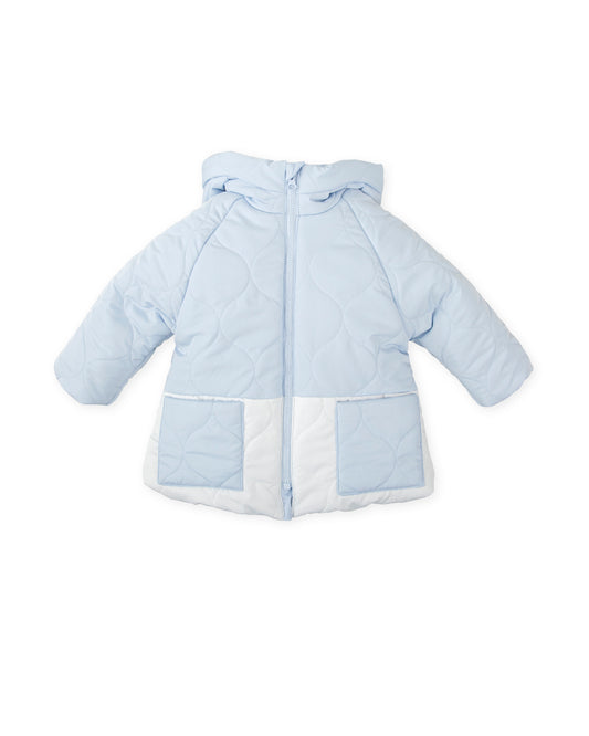 Tutto Piccolo Blue & White Coat 2551