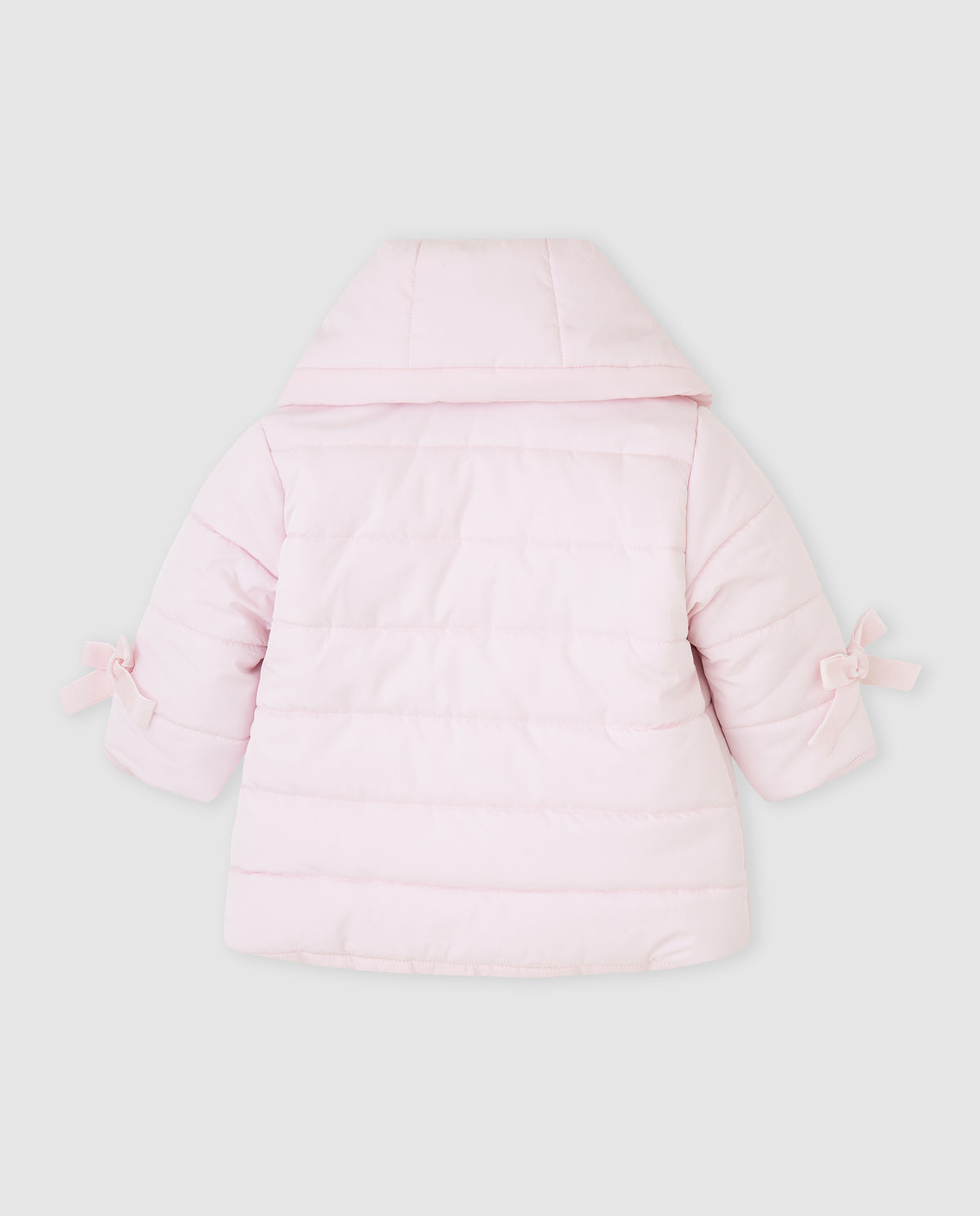 Tutto Piccolo Pink Padded Collar Coat 2558