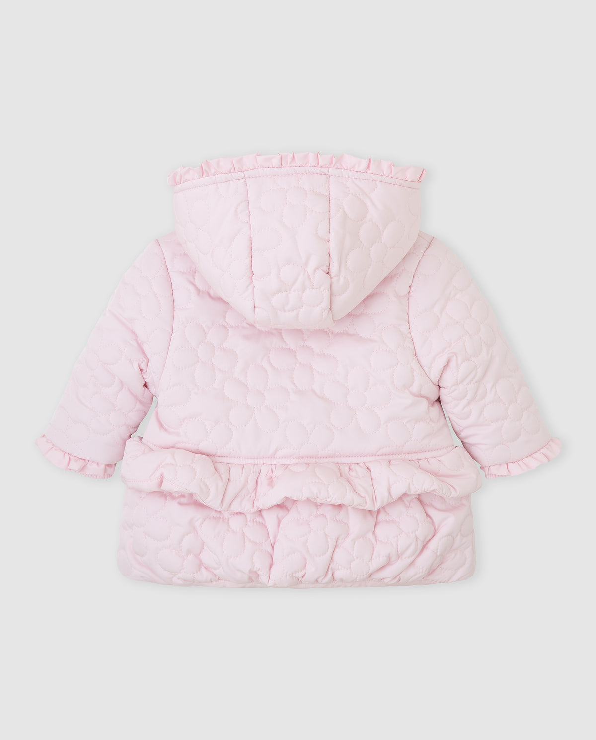 Tutto Piccolo Pink Padded Flower Coat 2559