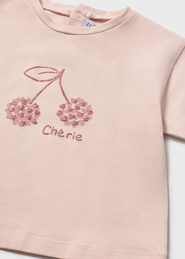 Mayoral Baby Girl Cherry 3pc Legging Set