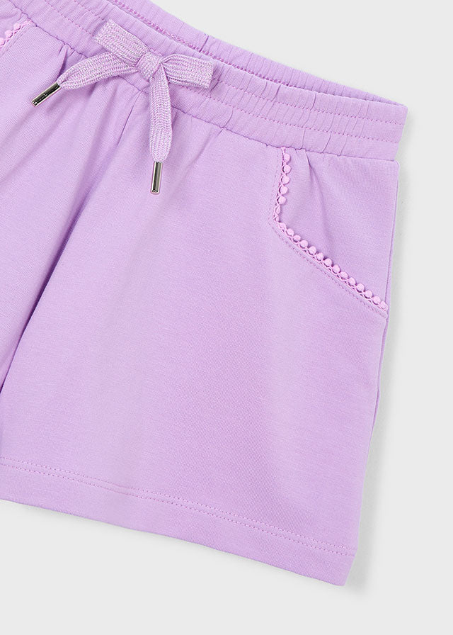 Mayoral Lilac Floral Short Set