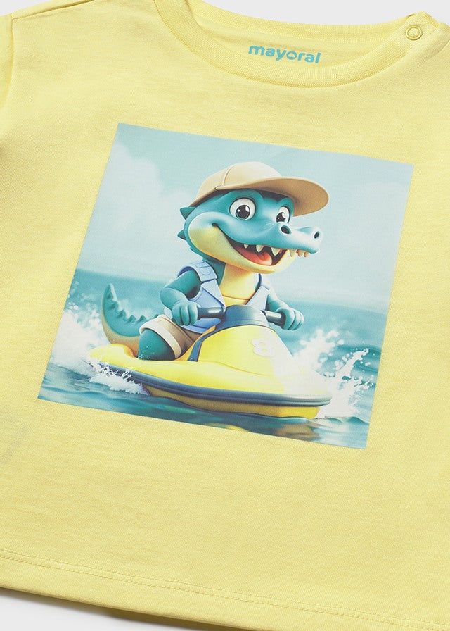 Mayoral Baby Boy Crocodile Swim Short Set