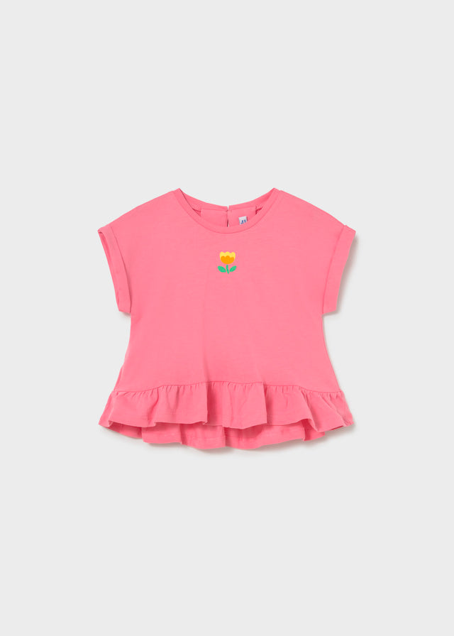 Mayoral Baby Girl Flower 3pc Short Set