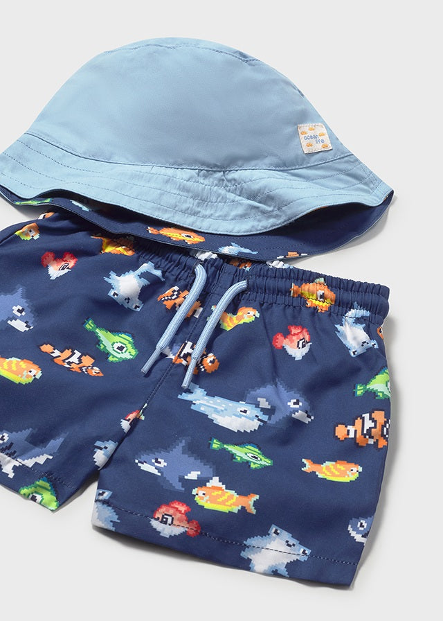 Mayoral Baby Boy Fish Swim Short Set
