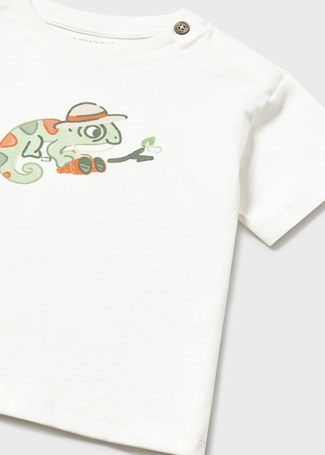 Mayoral Baby Boy Khaki Hat & Short Set