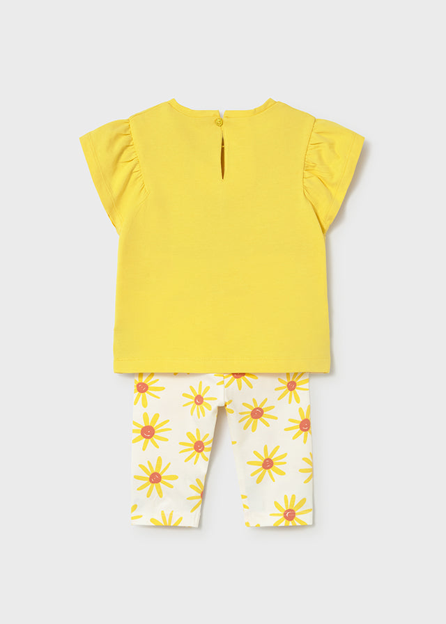 Mayoral Baby Girl Sunflower Legging Set