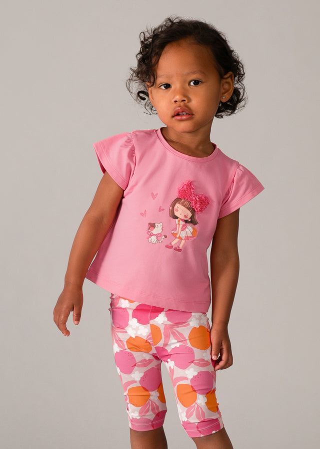 Mayoral Baby Girl Pink Fruit Legging Set