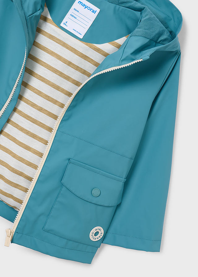 Mayoral Teal Raincoat