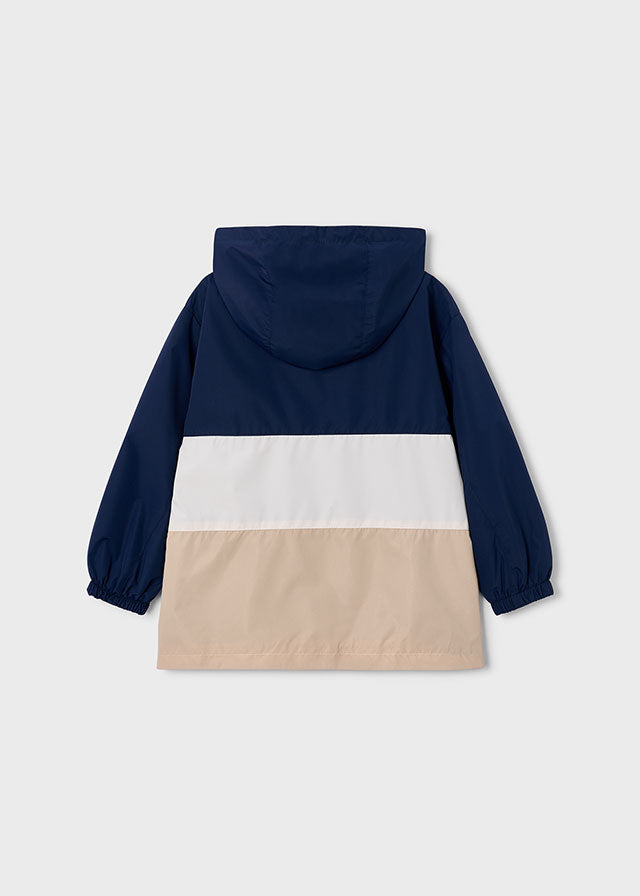 Mayoral Navy & Beige Windbreaker