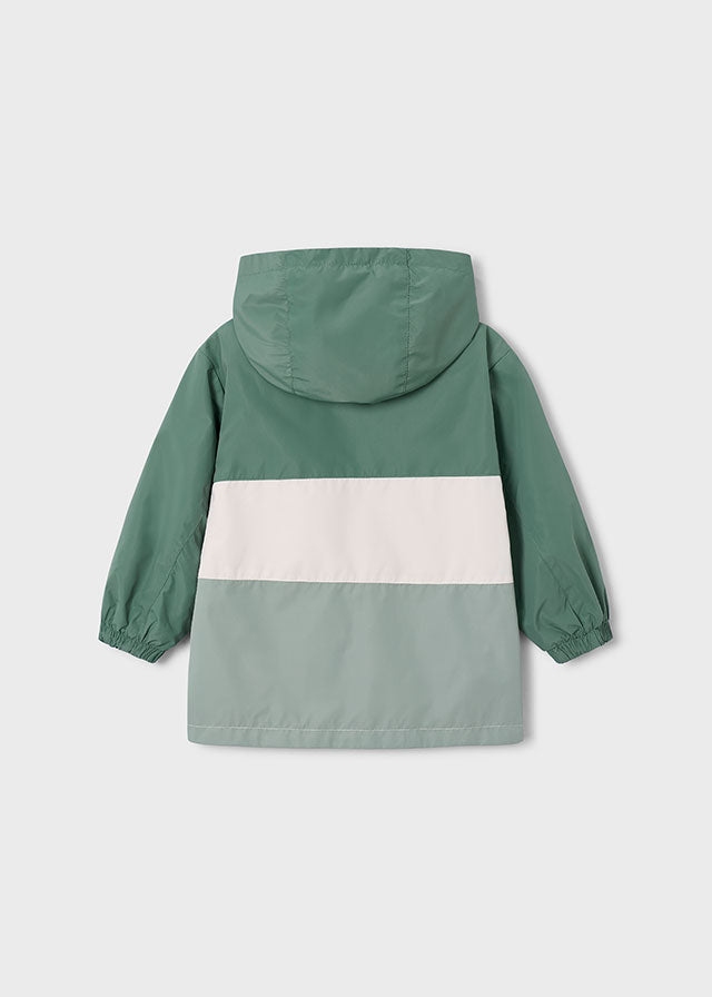 Mayoral Green & Beige Windbreaker