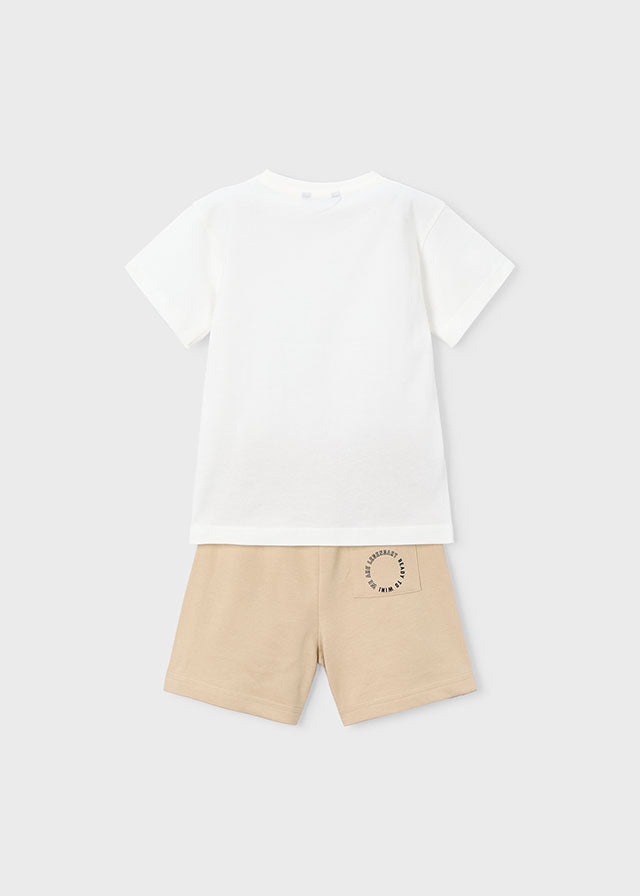Mayoral Goal Scorer Beige Short Set