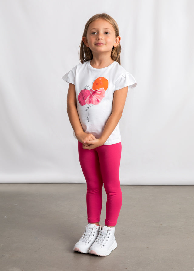 Mayoral Pink Ballerina Legging Set