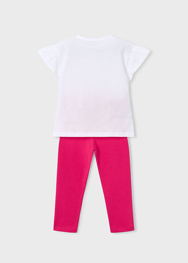 Mayoral Pink Ballerina Legging Set
