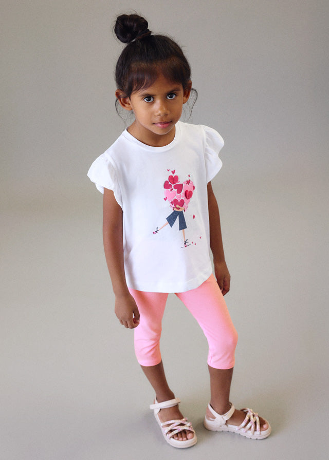 Mayoral Pink 3pc Legging Set