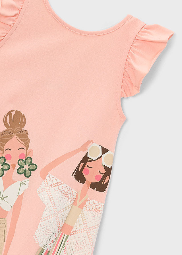 Mayoral Tangerine Girl Dress