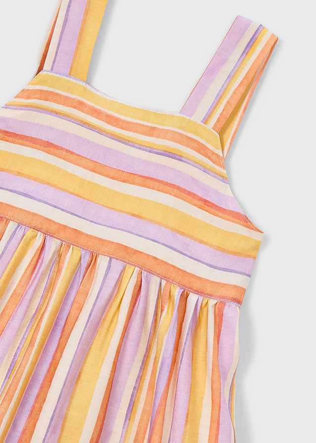 Mayoral Stripe Tie Back Dress