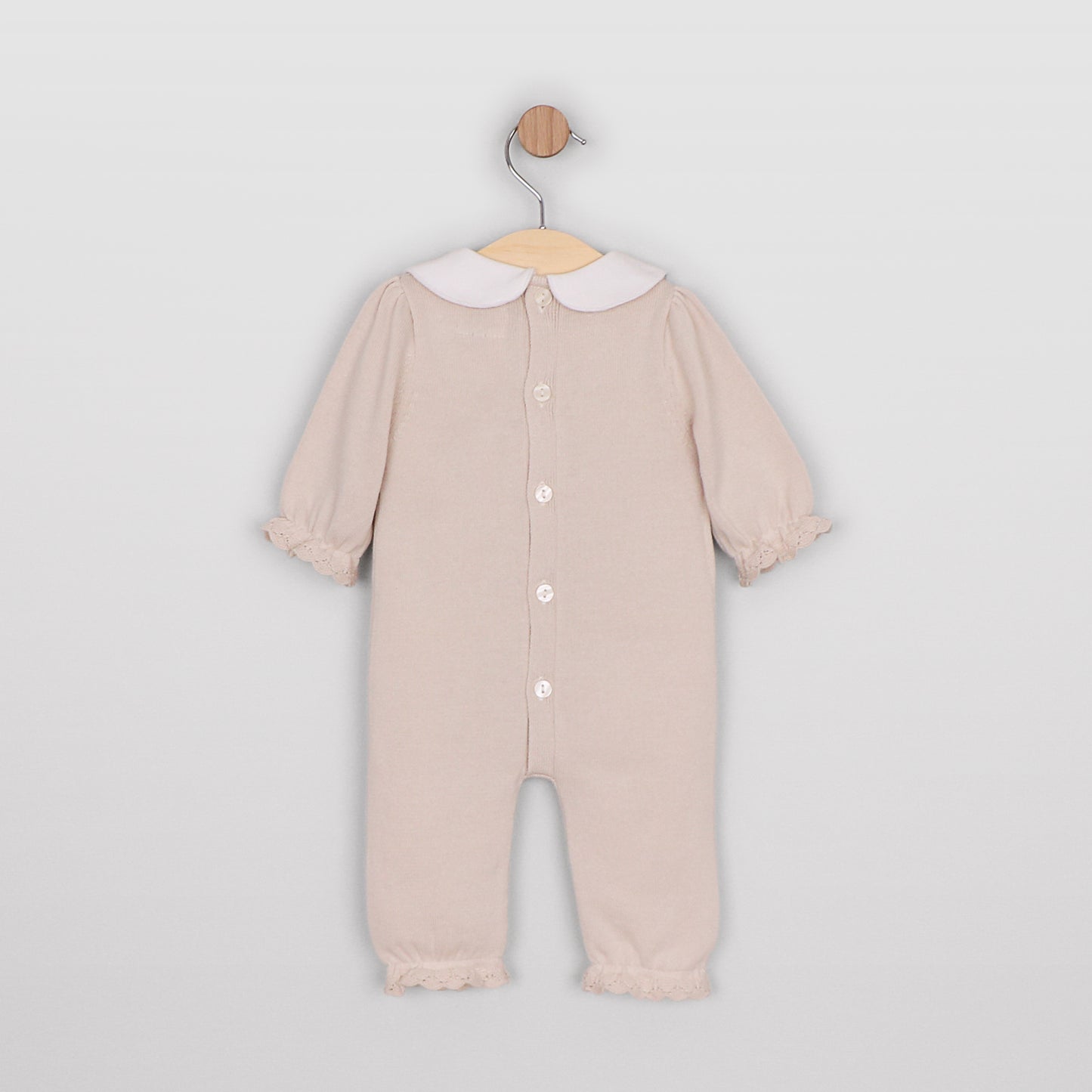 Emile et Rose Marnie Stone Knit Romper & Hat