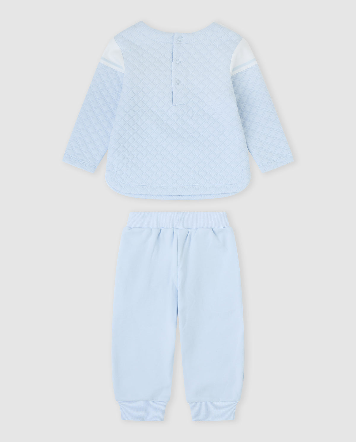Tutto Piccolo Blue & White Quilted Tracksuit 2701