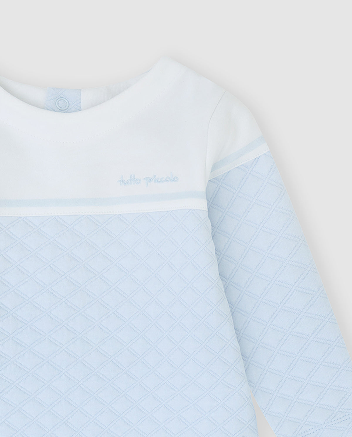 Tutto Piccolo Blue & White Quilted Tracksuit 2701