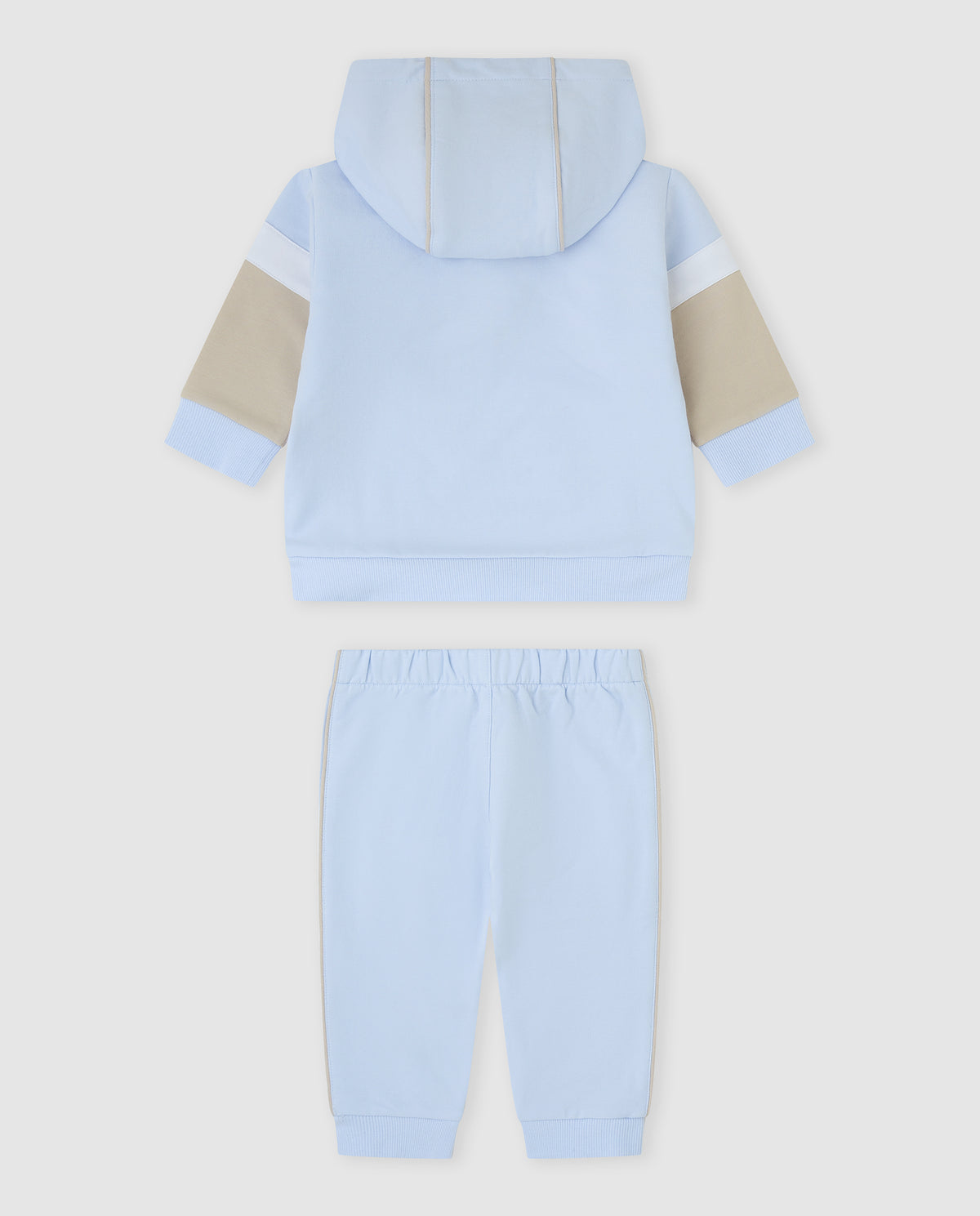 Tutto Piccolo Blue & Beige Hoodie Tracksuit 2704