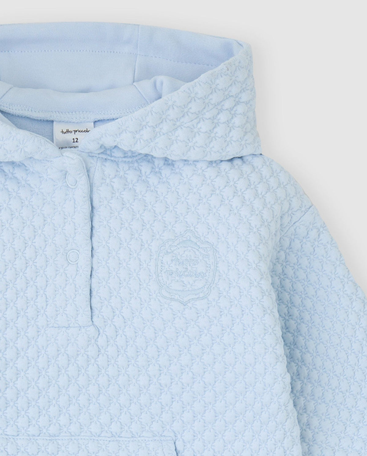 Tutto Piccolo Blue Quilted Hoodie Tracksuit 2705