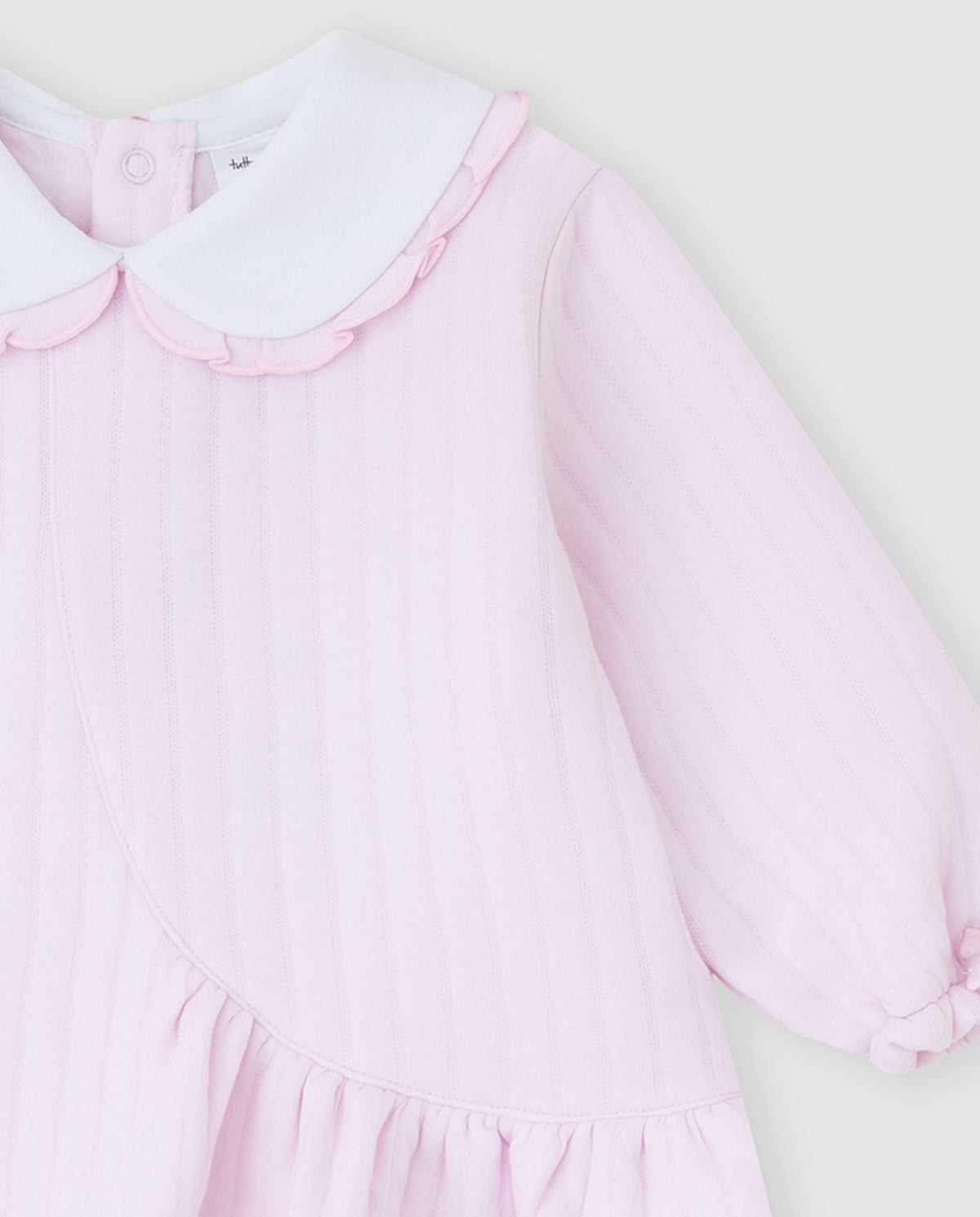 Tutto Piccolo Pink Quilted Frill Legging Set 2738