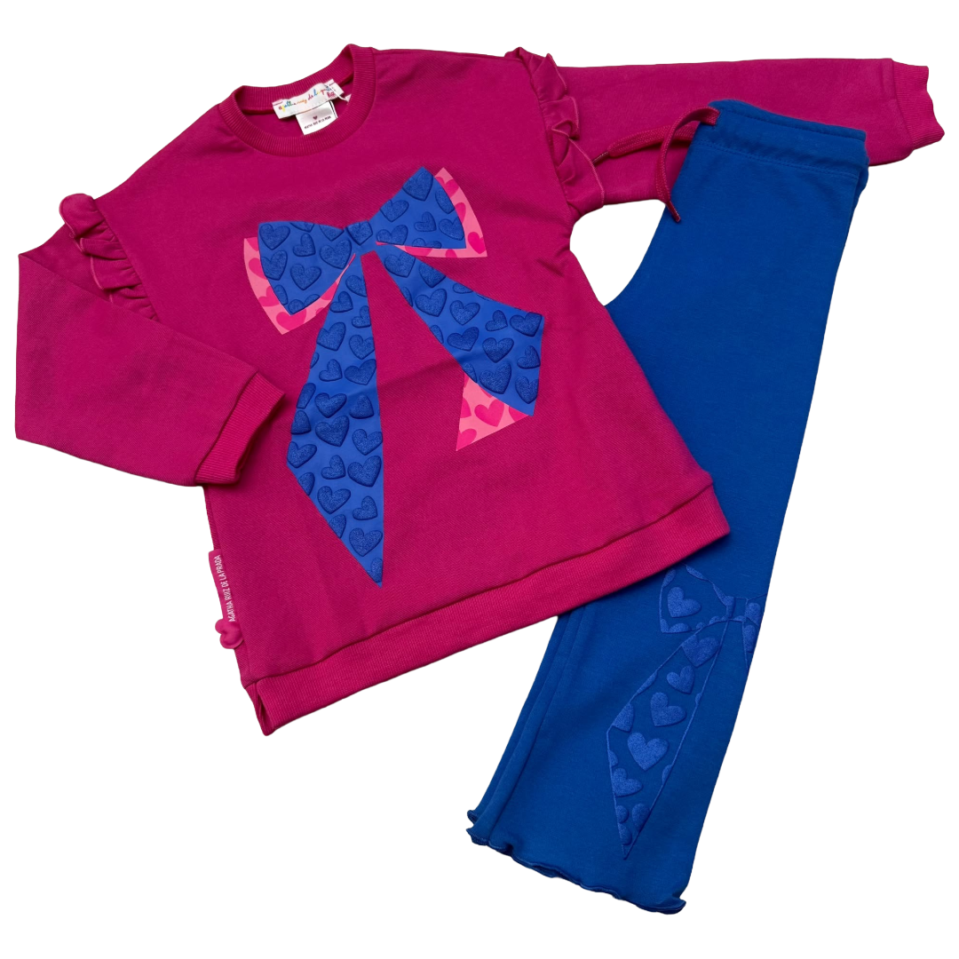 Agatha Ruiz de la Prada Fuchsia Bow Legging Set 8734