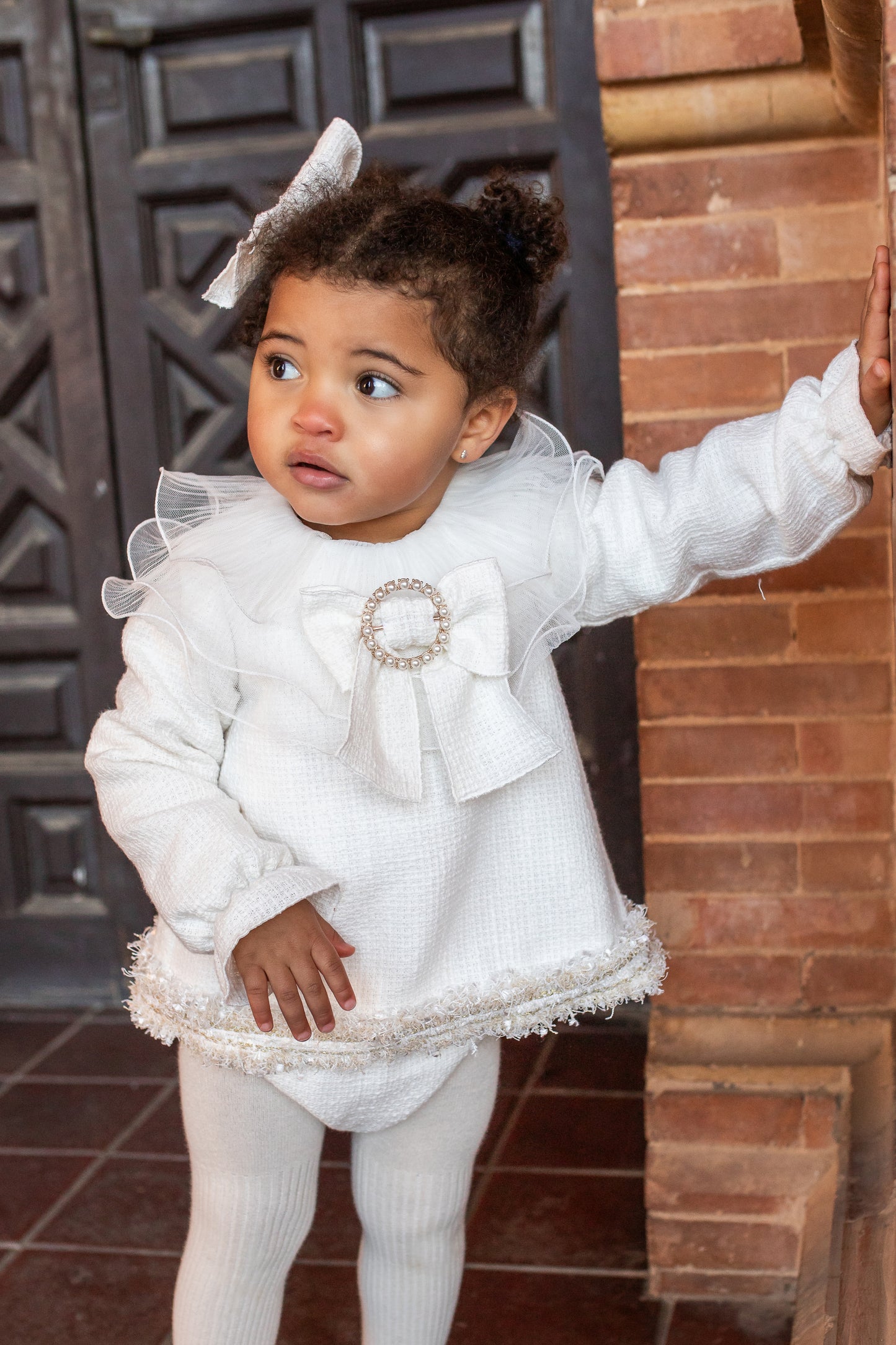 Naxos Cream Tweed Knick Set