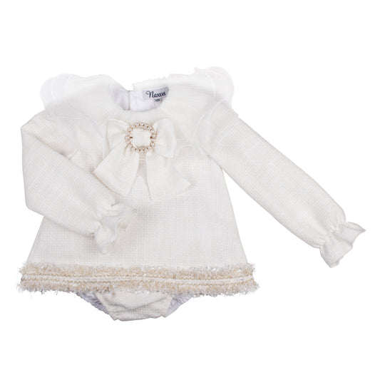 Naxos Cream Tweed Knick Set