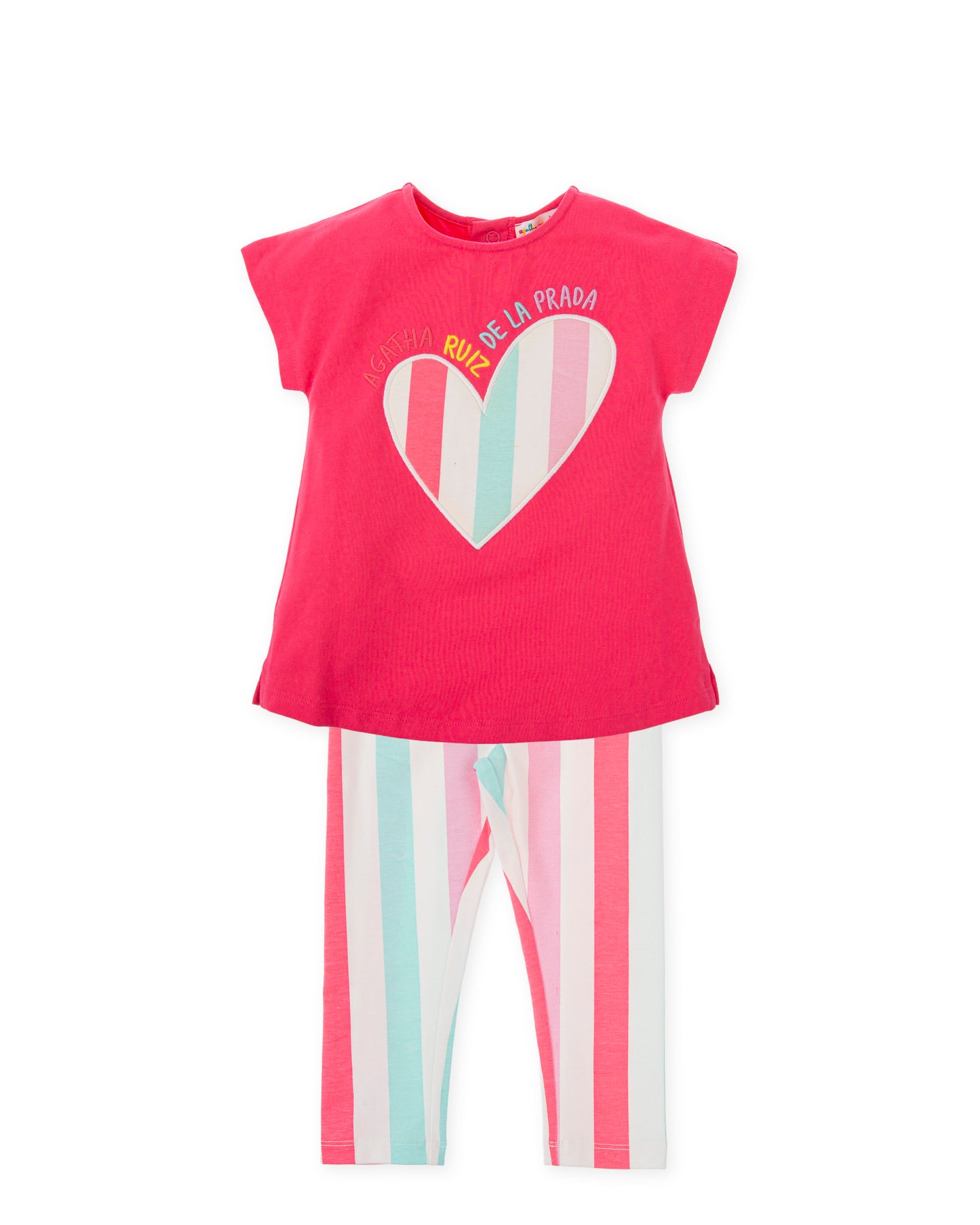 Agatha Ruiz de la Prada Pastel Stripe Legging Set 8736