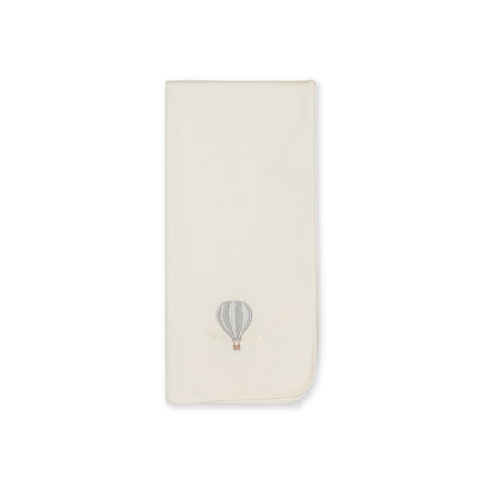 Baby Gi Ivory Hot Air Balloon Cotton Burp Cloth